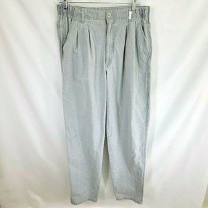 Vintage Pacific Coast Highway PCH L 31x33.5 Fade Out Pants Pleats Distressed